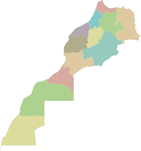 Carte du Maroc